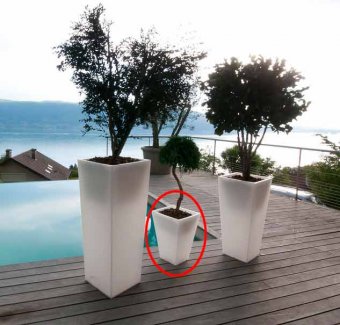 Rumba lysande LED-kruka i 3 stl, trådlös