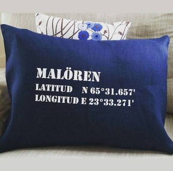 Positionskudde med eget tryck