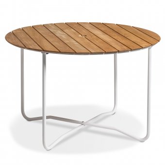 inout form Bord Summer 52 Teak Vit