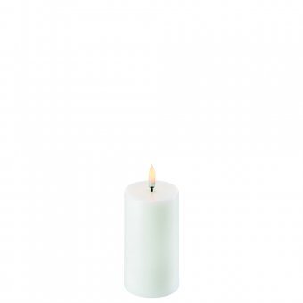 UYUNI Premium LED-ljus Pelarljus Vit 5,8 x 10,1 CM