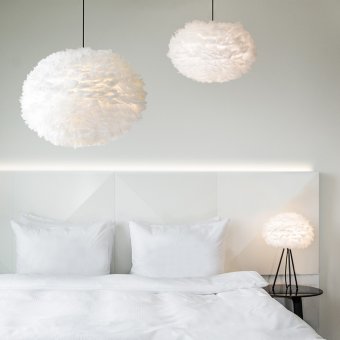 EOS Fjäderlampa Skärm M, Vit