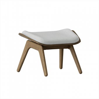 UMAGE Ottoman Fotpall Dark Oak Silver Grey