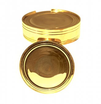 Gusums Messing Underlägg, mässing, 4 st och box