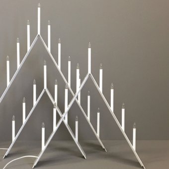 SMD Design Spica LED Adventsljusstake 13 ljus Vit